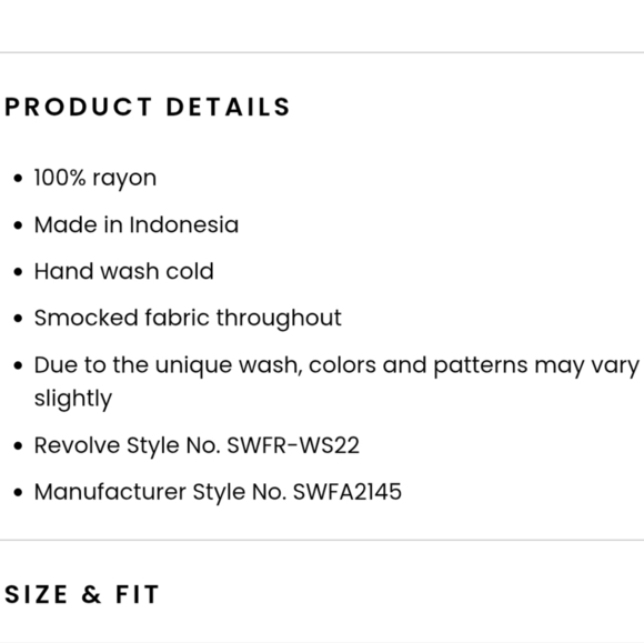 S/W/F Shirred Singlet Cropped Sleeveless Top In Castle Small - Picture 8 of 8